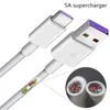 3FT 6FT Super szybki ładowanie Kabel USB-C OD 4,0mm Typ C Kabel do MacBook Samsung S10 Support Huawei P30 5A Duży prąd