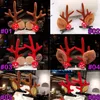 Christmas hair clips 11 style Girls Rabbit ear antler hair pins Baby cute Barrettes Children Hair Accessorie EJJ479637248