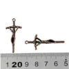 Jesus Christ Crucifix Cross Religious Charm Pendants 100Pcs/ lots 17.8x41.5mm Alloy Jewelry DIY Fit Necklace Antique copper A-328