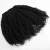 Brésilien 8 à 20 pouces 100g 120g 140g 160g Couleur naturelle Afro Kinky Curly 4C Remy Virgin Human Hair Clip in