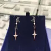 Wholesale-2019 Shi Jia geheimnisvolle Mond-Stern-Perlen-Anhänger-Halsketten-Ohrringe Kristallelement-Starmoon-Ohrringe