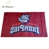 MiLB Lehigh Valley IronPigs Flag 3 * 5ft (90cm * 150cm) 폴리 에스테르 배너 장식 플라잉 홈 가든 축제 선물