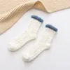 Coral Velvet Thick Towel Socks Lady Winter Warm Fluffy Adult Candy Color Floor Sleep Fuzzy Socks Girls Stockings 2pcspair CCA11916636263