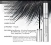 QiBest Mascara folto Pennello in silicone impermeabile senza sbavature Rimel 3d Colossal Curling Black Mascara Fiber Eye Makeup Silver Tube