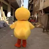 Traje de mascote de pato de borracha gigante de alta qualidade 2019, tamanho adulto, roupas de anime, maquiagem para festa, entrega 277u