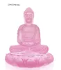 40cm large Top Collection Meditating Shakyamuni Buddha Statue Touching the Earth The Enlightened One Sculpture in Premium Colored glaze