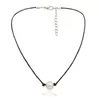 New Fashion Knot Necklace Pearl Necklace Leather Cord Jewelry Wholesale Choker Necklace For Women