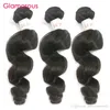 Wefts Glamorous 3 Bundles Virgin Malaysian Hair Extensions Loose Wave Real Human Hair Brazilian Indian Peruvian Wavy Remy Hair Weft Whol
