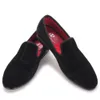 Nieuwe Bullock Style Punch Veet Shoes Fashion Men Dress Shoes Heren Flat Size gratis verzending