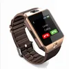 원래 DZ09 스마트 시계 블루투스 웨어러블 장치 Smartwatch For iPhone Android 전화 시계 카메라 시계 SIM TF 슬롯 스마트 팔찌