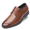 2020 Yeni Fabrika Doğrudan Erkek Çok Büyük İş Elbise Günlük Ayakkabılar Baba Ayakkabı Tek Mens Dantel-up Yaşlı Ayakkabı