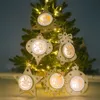 Çocuk Odası Noel Partisi Yılbaşı Süsler JK1910 için kolye Noel Süsleri Işık Asma Ahşap Led Işık Noel ağacı