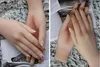 23cm kwaliteit echte hand mannequin lichaam rekwisieten sieraden verpakking model nail art hand mannequin halloween vrouw vinger 1pc m01002259k