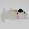 Little cute polar bear single Glass hand pipe tobacco glass animal pipe for smoking dry smoke best gift