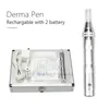 Melhor caneta de microagulhamento Derma Roller Pen Derma Microneedle Dr. Pen recarregável com 2 baterias de lítio para máquina comercial de uso doméstico