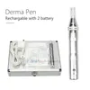 Melhor caneta de microagulhamento Derma Roller Pen Derma Microneedle Dr. Pen recarregável com 2 baterias de lítio para máquina comercial de uso doméstico