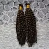 Human braiding hair bulk 2pcs Mongolian Afro Kinky Curly Bulk Hair For Braiding 200g human hair for braiding bulk no attachment