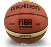 Balle de basket fondu en fusion officielle Taille intérieure en plein air 765 PU Cuir PU Basket de basket Basquete Basquete Basketbol1258053