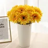 Sztuczny Kwiat Gerbera Jedwab Kwiaty 30 CM Kolorowe Pastoralizm Home Decor Fałszywe Kwiaty 10 Kolory Wedding Flower Decoration