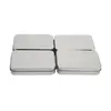 Rectangular Hinged Containers With Lid Metal Mini Empty Tin Box Wear Resistant Storage Organizer Hot Sale LX5991