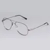 Reven Jate Full Rim Super Flexible Memery Metal Alloy Titanium Optical Eyeglasses Frame for Men and Women with 5 Optional Colors