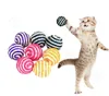 resistente a riscos bola Sisal brinquedo gato de estimação grindable gato brinquedo bola captura bola de brinquedo engraçado para 40 milímetros