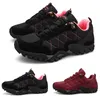 Nouvelle arrivée vin noir rouge plus velours TYPE8 dentelle jeune gril femmes dame respirant chaussures de course coupe basse formateurs de créateurs sport Sneaker