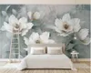 Beibehang papier peint personnalisé Vintage mode HD 3d fleurs en relief TV salon canapé fond papier peint 3d papier peint