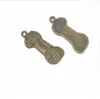100PCS / lot Antike-Silber-Bronze Yarn Skein Knit-Charme-Anhänger für Schmucksachen, die Armband-Zusätze DIY 31x12mm