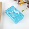 [Ddisplay] 8 * 5 * 2,5 cm Sweety Serce Biżuteria Pudełko Pudełko z Bow Urodziny Prezent Ring Case Wisiorek Storage Box Forever kochanka Bransoletka Biżuteria Box