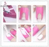 ELECOOL 10PCS Creative Ushape Form Poradnik naklejka na pokrywę palcami Poliska do paznokci Lakier Protector Protector Naklejki Manicure narzędzie 9126404