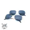 Wholesale Lunettes de soleil de style pilote sans chasse pour hommes Femmes Choix coloré pour lunettes d'été