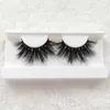 Wholesale 5D 25mm Mink Eyelashes Natural Long Full Strip Mink Hair Lashes Custom Packaging Magnetic Box