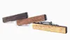 high grade wooden tie clip personality pattern printed ties clips alloy wood materia