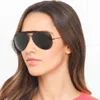 Ny stildesigner solglasögon pilot Eyewear Fashion Outdoorsman Glasögon Mensvmattor Brand Högkvalitativ 3030 L0216 Guldsolglasögon 7966366
