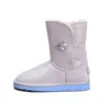 Women Boots Glitter Sequin WGG Classic designer Snow winter boots Ankle Mini Short Knee Sparkles Button Bling Boot direct selling