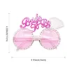 Pink Bling Diamond Ring Bachelorette Hen Party Supplies Bride To Be Glasses Bride Sunglasses Eye Decoration Photo props