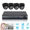 4CH 1080 P DVR Kiti HD CCTV Kamera Sistemi Video Kaydedici Set P2P cep telefonu görüntüleme kapalı Güvenlik
