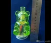 Bear hookah Wholesale Glass bongs Oil Burner Glass Water Pipes Oil Rigs Smoking Free