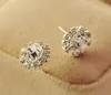 Earrings Brand New FASHION spherical Crystal Flower Stud Earrings for Women channel Stud Earrings