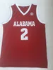 2019 Alabama Crimsontide NCAA Jerseys Sexton College Jerseys Shirts White Tops Fashion Hot School Retro Vintage Students Basketball Sport