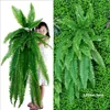 Hanging Plants Artificial Greenery Hanging Fern Grass Plants Green Wall Plant Silk Artificial Hedge Plants Large C19041302