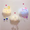 Simulazione Bianco 3D romantico tridimensionale Cotton Cloud Party decorativo Sfondo di nozze Puntelli Compleanno fai da te Ornamenti decorativi
