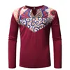 Patchwork African Dashiki Print T-shirt Mężczyźni 2019 Brand New Rękaw T Shirt Mężczyźni Casual African Clothing Camiseta Masculina XXL