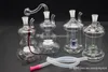 10mm kase ve hortumu ile Mini Cam Petrol Kuyuları Bongs Mini Su Borular bong Kalın Pyrex Recycler Heady Beher Bong Borular Mini nargile nargile