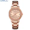 Crrju Women Watch Luxury Brand Fashion Casual Ladies Gold Watch Quartz Simple Clock Relogio Feminino Reloj Mujer Montre Femme2564