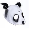 Halloween Party Cosplay Panda Face Head Mask Cro Panda Mask Nylig stil Party Fancy Dress Novel Latex Cool Mask8575121