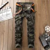 European American Style Brand Army Men Jeans Luxury Men's Denim Trousers Moto Biker Slim Camouflage Sexiga Jeans Byxor För Män