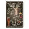Luckyaboy Mai Tai Bloody Mary Negoni Cocktail Metal Signs Home Decor Vintage Tin Signs Pub Home Decoratieve platen DH0271731847