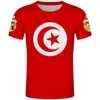 TUNISIA t shirt diy free custom name number tun T-Shirt nation flag tunisie tn islam arabic arab tunisian print photo 0 clothing